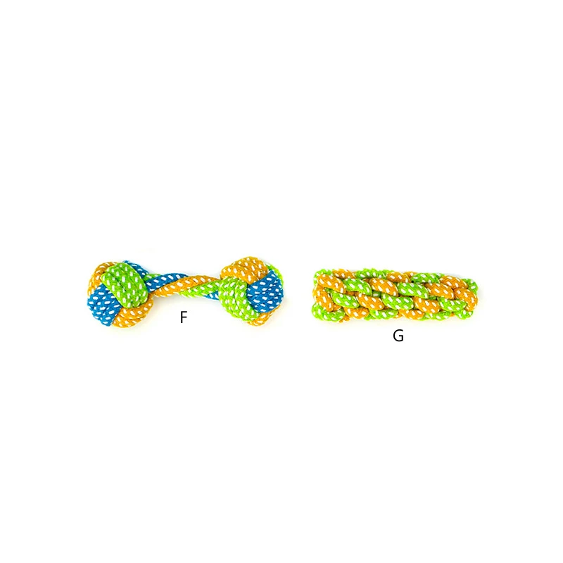 2pcs as picture 2 шт. веревка мяч игрушка для домашних животных жевательная игрушка для собак игрушка хлопковая веревка щенок моляры зубы чистые собаки игрушки аксессуары - Цвет: 2pcs as picture