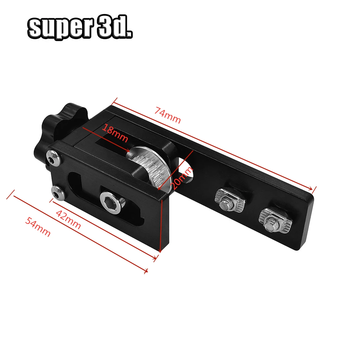 2020 профиль X axis синхронный натяжитель ремня для 3D принтера Creality CR 10/20 10S Pro Ender 3/5 Anet