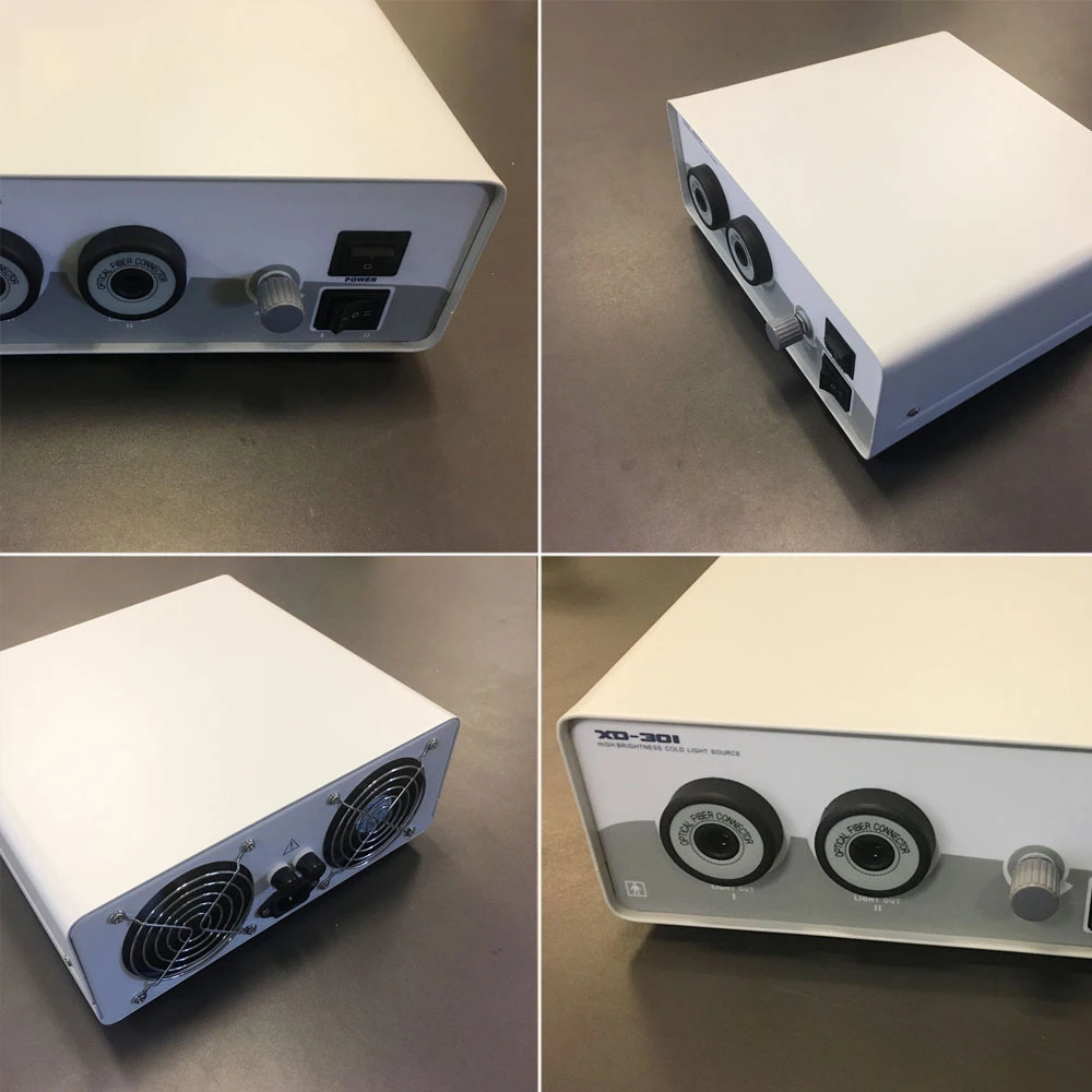 XD-301-250W, медицинский галогенный светильник с двойным отверстием, промышленный эндоскоп, холодный светильник, источник 250W Y