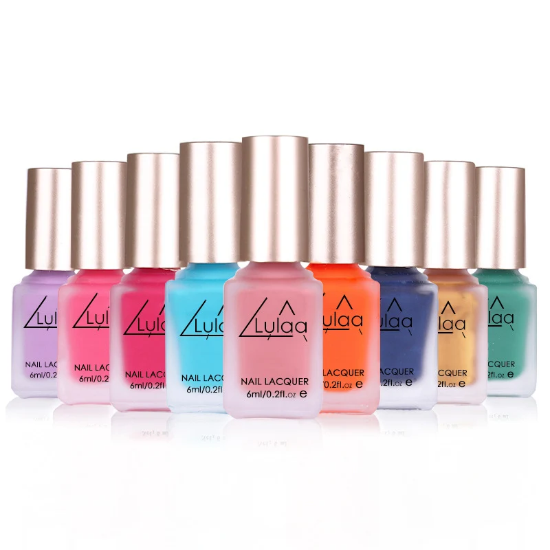 New arrival Professional Frosted Nail Polish Matte Effect Environmentally Friendly Velvet Smooth Nail Polish LVS88