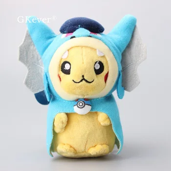 

13 cm Anime Pikachu Cosplay Magikarp Figure Plush Toys Doll Cute Cartoon Pikachu Soft Stuffed Dolls Women Kids Birthday Gift
