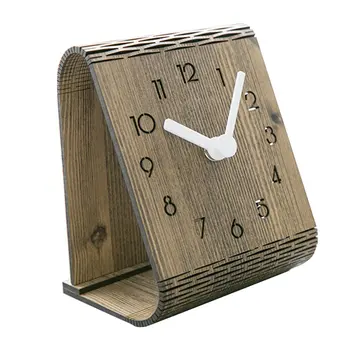 

American Modern Minimalist Desktop Clock Desktop Decoration Table Clock Bedroom Mute Pendulum Clock Home Wall Clock