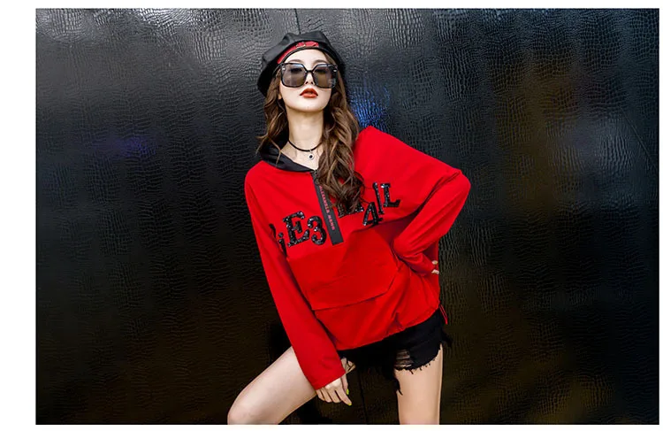 Max LuLu корейские модные роскошные женские футболки в стиле панк женские осенние футболки с капюшоном и блестками Повседневная одежда с принтом Большие размеры