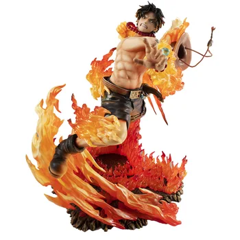 

25cm Japanese Anime Figure Portgas D Ace 15th Anniversary Special Ver. PVC Action Figure toy Figure Collectible Model Toys