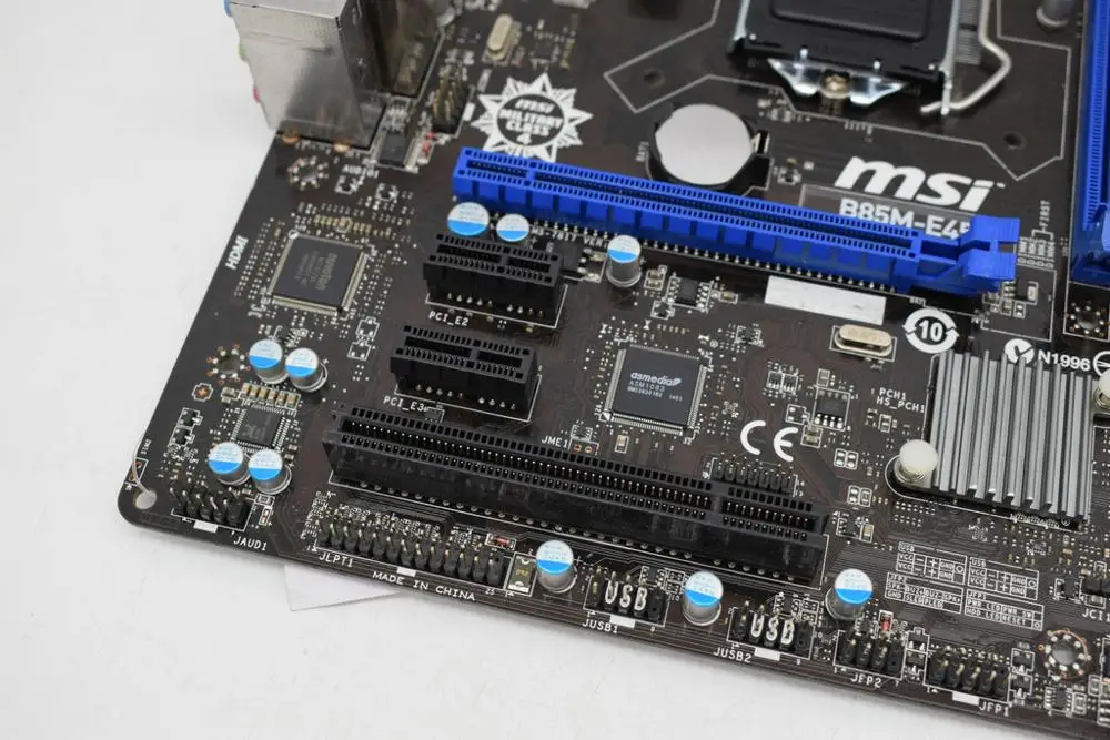 Для MSI B85M-E45 1150 B85 материнская плата поддерживает I3 4130 PCI-E 3,0 оригинальная подержанная материнская плата