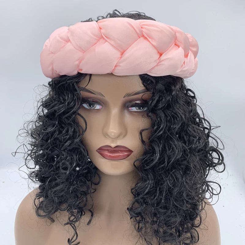 head accessories female 2022 Fashion Candy Color Braids Headbands for Women Elastic Hair bands Ladies Turban Female Headwear Accessories Bandage Bandana white hair clips