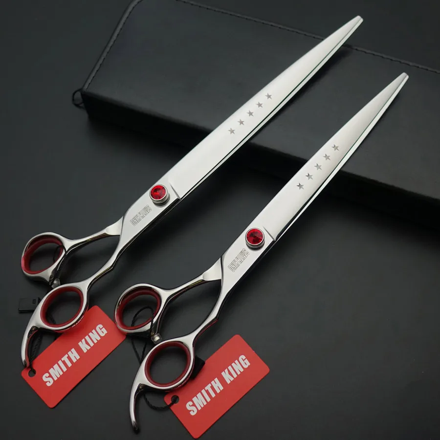 

SMITH KING 9"/10" Professional Premium Sharp Edge Dog PET GROOMING SCISSORS Cutting shears kits SUSP440C K225