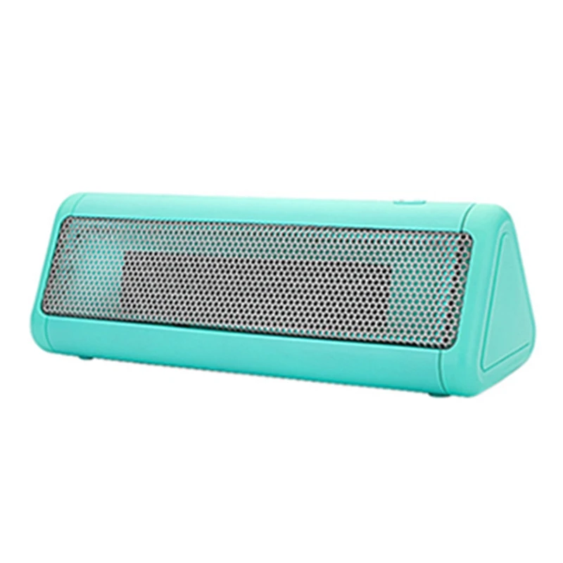 300W Portable Electric Heater Mini Desktop Heater Home Office with European Standard Plug - Цвет: Green