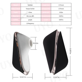 German satisfyer Sucking Vibrators G spot Clit Stimulation Silicone Vibration UYO Nipple Sucker Erotic Adult  Woman sex toy 5