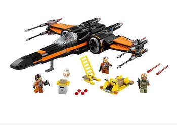 

Compatible With Lepining Star Wars Building Blocks First Order Poe's Star Fighter The Force Awakens 10466
