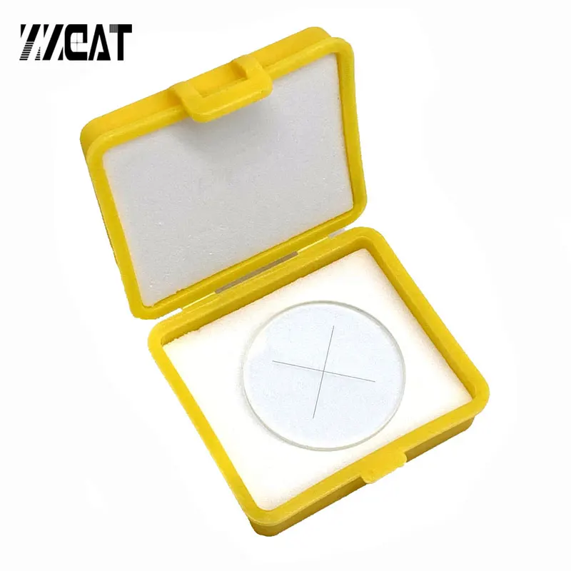 937 Crosshair Graticule Value Cruciform Plate External Internal Micrometer Graticule Microscope Reticle