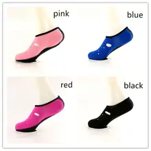 1Pair Adults Slip-On Beach Shoes Mens Anti-Slip Water Shoes Perforated Aqua Socks Beach Swim Pool Socks Kids Swim Socks 3XS~3XL
