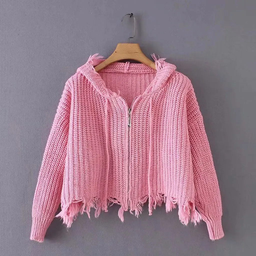 Pull femme nouveaute женский свитер на шнурке с длинным рукавом свитер на молнии вязаный свитер Джерси mujer