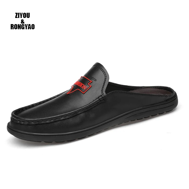 Для мужчин Повседневное туфли, дышащие лоферы; кроссовки высокое качество, легкие, дышащие женские сандалии, лоуферы, с волнообразным краем; Zapatos De Hombre Мужская обувь - Цвет: Черный
