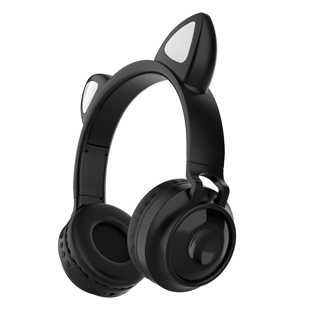 Wireless LED Cat Ear Noise Cancelling Headphones Bluetooth 5 0 Young People Kids Headset Support TF Card 3 5mm Plug With Mic