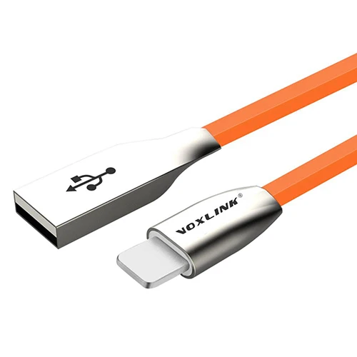 VOXLINK usb-кабель lightning для iphone x, 8 s, 7 s, кабель USB для быстрой зарядки и синхронизации данных для iphone xs max, 8, 8 Plus, 7, 6, 6 s, ipad mini - Цвет: Orange
