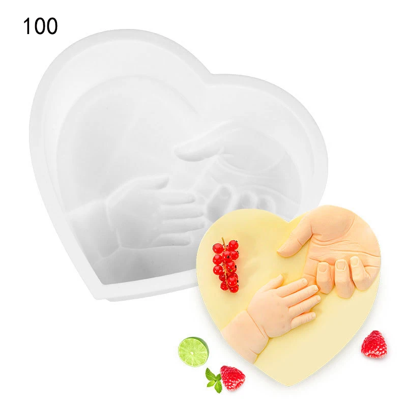 

Heart-Shaped Silicone Mousse Mold Thanksgiving Mother Love 3D Cake Mold Baking Mould Sugar Craft Tools Diy French Dessert Moulds