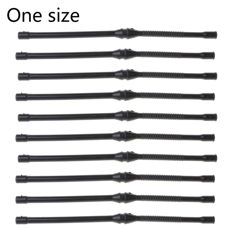 

10X Black Fuel Hose Pipe For Chinese Chainsaw 4500 5200 5800 45cc 52cc MT-9999