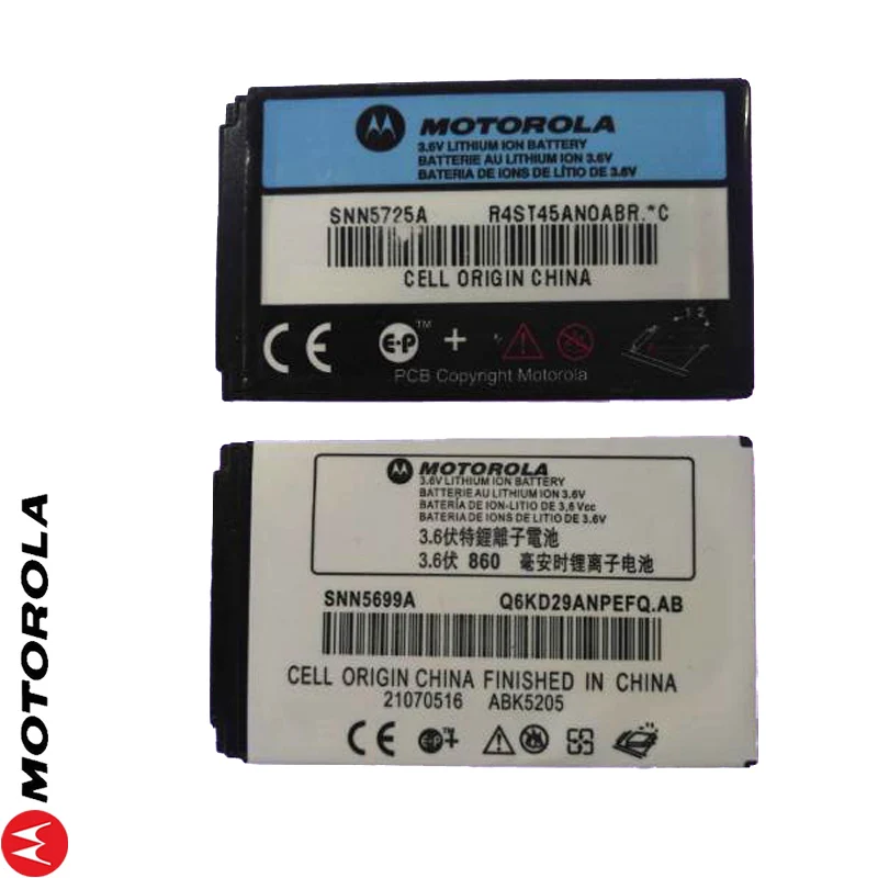 

Motorola NEW Original 860mAh SNN5699A SNN5725A Battery for motorola c300 e398 High Quality Battery + Tracking Number