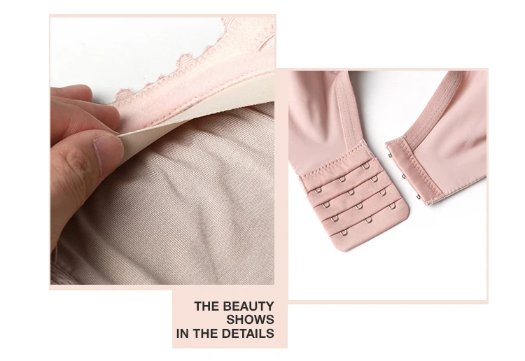 CINOON New Top Sexy Bra set Women's push up Lace Underwear Set Embroidery Jacquard Underwear Panties Deep V Gather Lingerie Set (26)