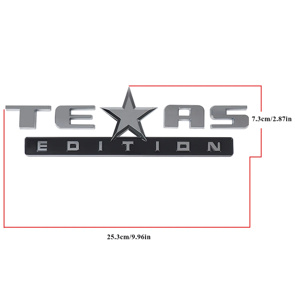 Эмблема «Texas Edition» Эмблема для кузова автомобиля Fender надпись-логотип наклейка с именной табличкой для JEEP Renegade, Wrangler Ford F150 F100 F250 автомобильного тюнинга