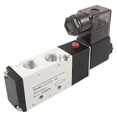 5 способ 2 Позиции DC 12V 3W 120mA Соленоидный клапан 4V210-08 Cpsue