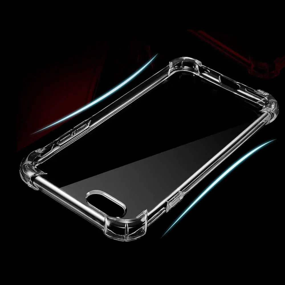 Прозрачный Подушка безопасности для iPhone XR 11 Pro XS Max кристально чистый противоударный чехол прозрачный мягкий TPU Чехлы для Apple 7 8 Plus X 6 6S 5 Coque - Цвет: Прозрачный