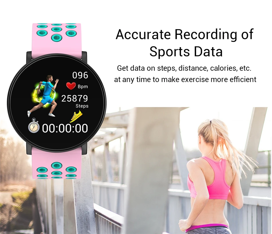 W8 Смарт-часы кровяное давление фитнес-трекер часы монитор сердечного ритма во время сна смарт-спортивные часы IP67 для Android IOS