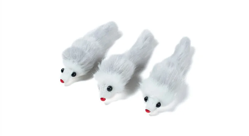 New pet cat plush big mouse vocal simulation toy cute cat plush chew toy fur toy cat cleaning teeth training tools