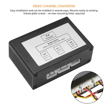 

Car Parking Camera Video 2 Channel Converter Front /View Side Auto Switch Control Box Car Accessories