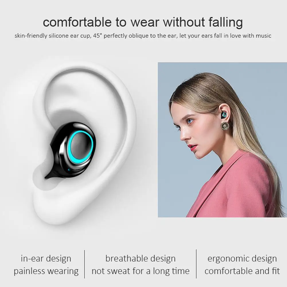 S11 Bluetooth наушники, Беспроводные спортивные наушники, TWS игровая гарнитура, наушники с микрофоном, 2200 мАч, зарядная коробка для IPhone Xiaom