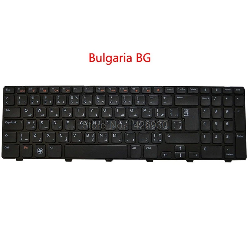 Ноутбук US LA AR BG CP NL клавиатура для DELL Inspiron N5110 M5110 M511R английский