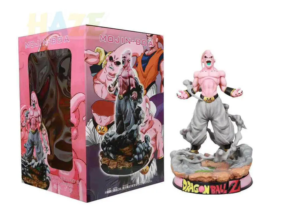 DRAGON BALLZ Majin Buu ПВХ Фигурка Статуя Модель Игрушки Кукла Коллекция Аниме Фигурки игрушки Детские подарки в коробке 46 см