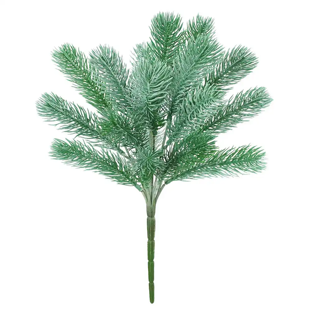 Agujas artificiales de pino simulación de plantas accesorios para arreglos  florales para árboles de Navidad decorativos