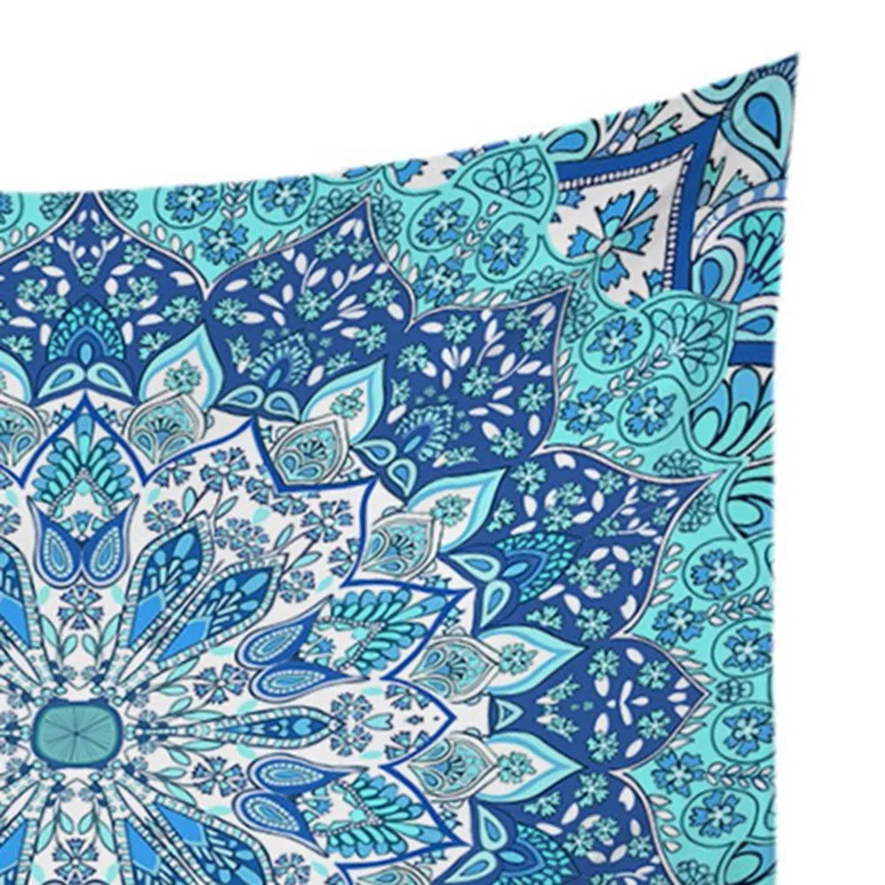 2019 индийская МАНДАЛА ГОБЕЛЕН Мандрагора ветер снежинки печать пляжные полотенца