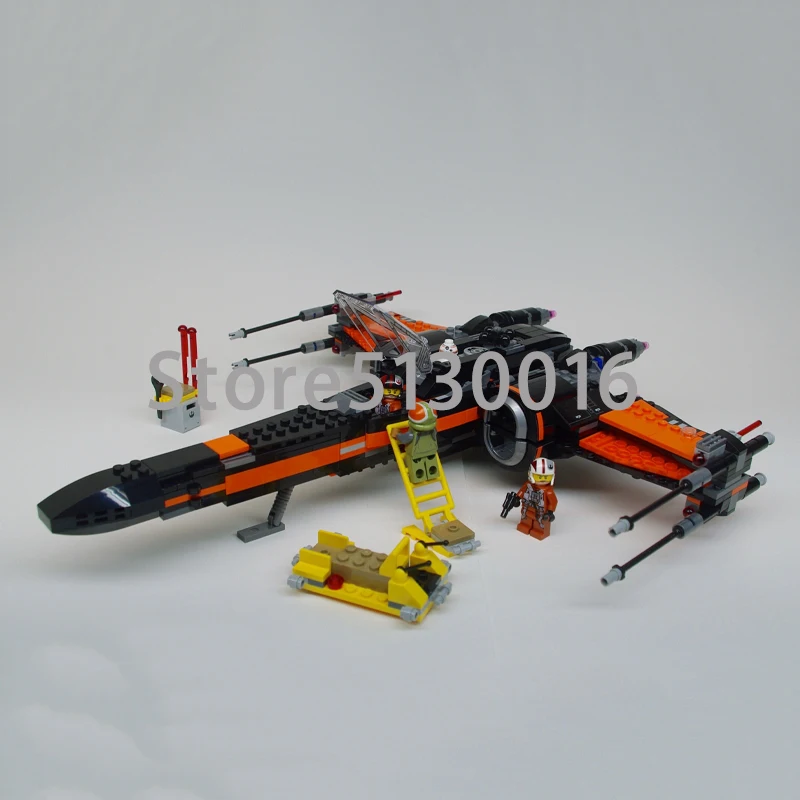 05004 Звездные войны серии первый заказ Poe X-wing Fighter 735 шт модель детские игрушки строительные блоки кирпичи 75102 79209 10466
