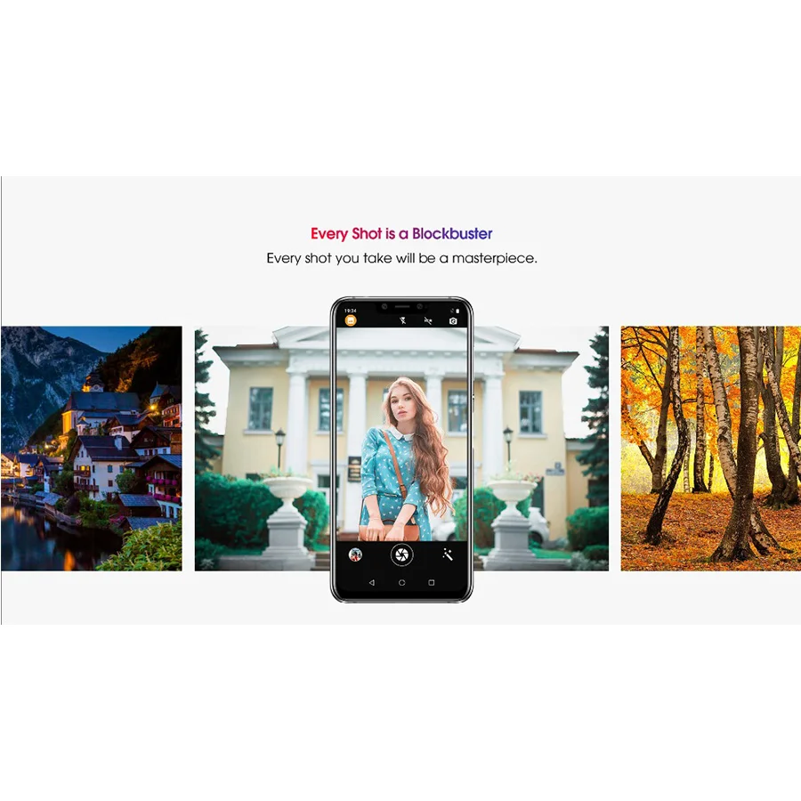 In Stock Elephone A5 6.18" Android 8.1 P60 MT6771 Quad core 6GB RAM 128GB ROM 12MP+20MP Face ID Fingerprint 4G OTG Mobile Phone