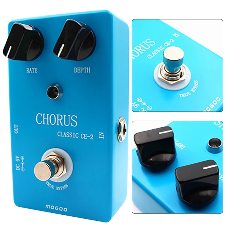 Mosky для Ce-2 Chorus ручная сборка гитарных эффектов Педаль на основе Boss Chorus True Bypass педаль De Guitarra Аксессуары для гитары