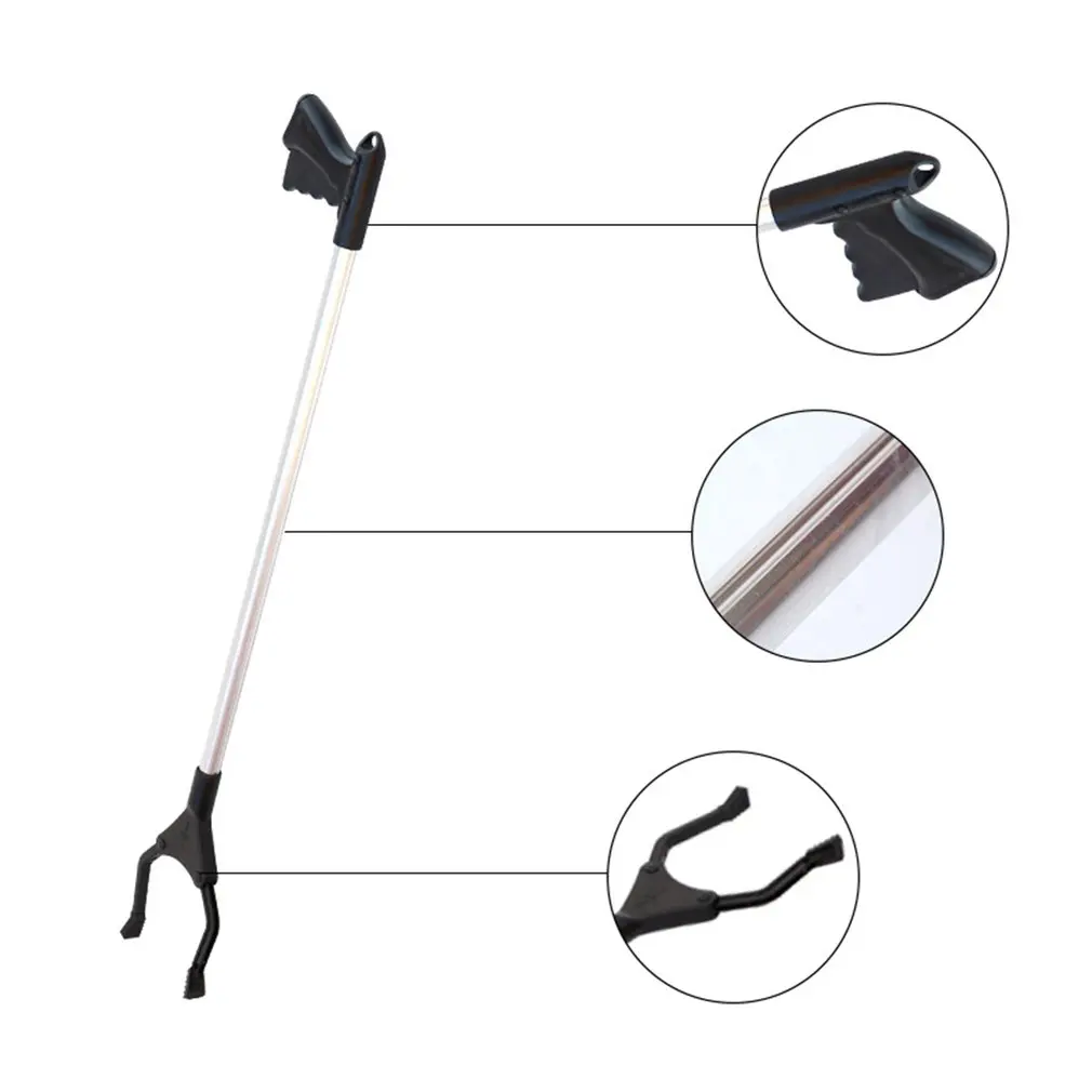 

Gardeners Litter Picker Rubbish Pick Up Reaching Mobility Tool Aluminum Alloy Rod Garbage Clamp Picker