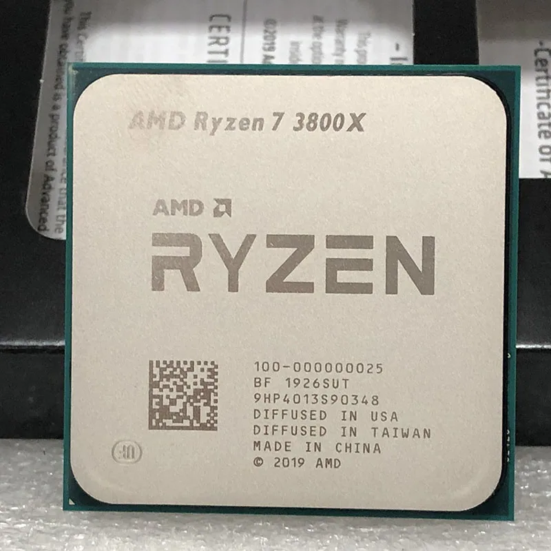 Процессор AMD Ryzen 7 3800X R7 3800X3,9 GHz 7NM L3 = 32M 100-000000025 105W Восьмиядерный 16-потоковый процессор Socket AM4