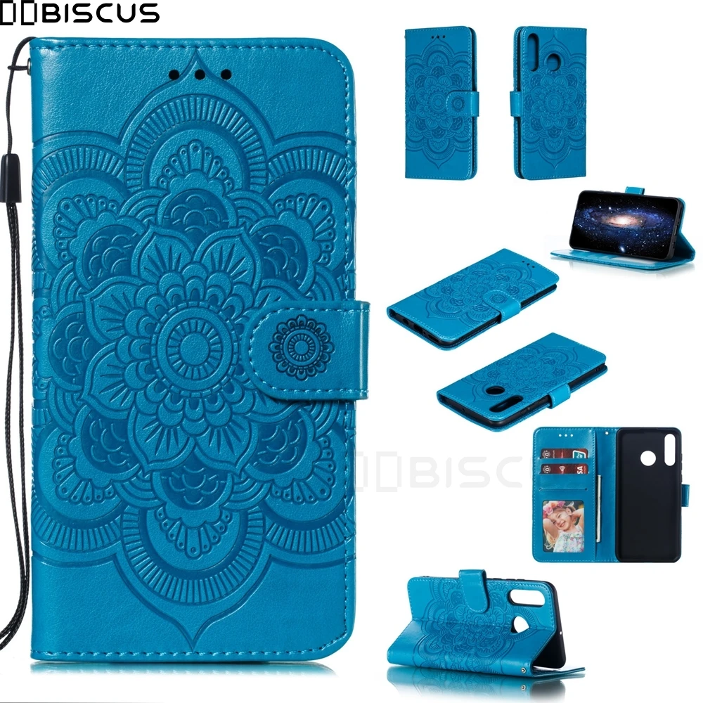 Чехол-книжка для Huawei Honor 10 10i 9X 9A 9S 8A 8S 8X 7S 7A 7C Pro 20S 9C Mate 20 P30 Lite Nova 3I 5T кожаный с цветами