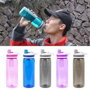

770ml Outdoor Sport Leakproof Water Filter Bottle for Camping Hiking Backpacking Travel Bike Cycling Durable Bottle Climbing
