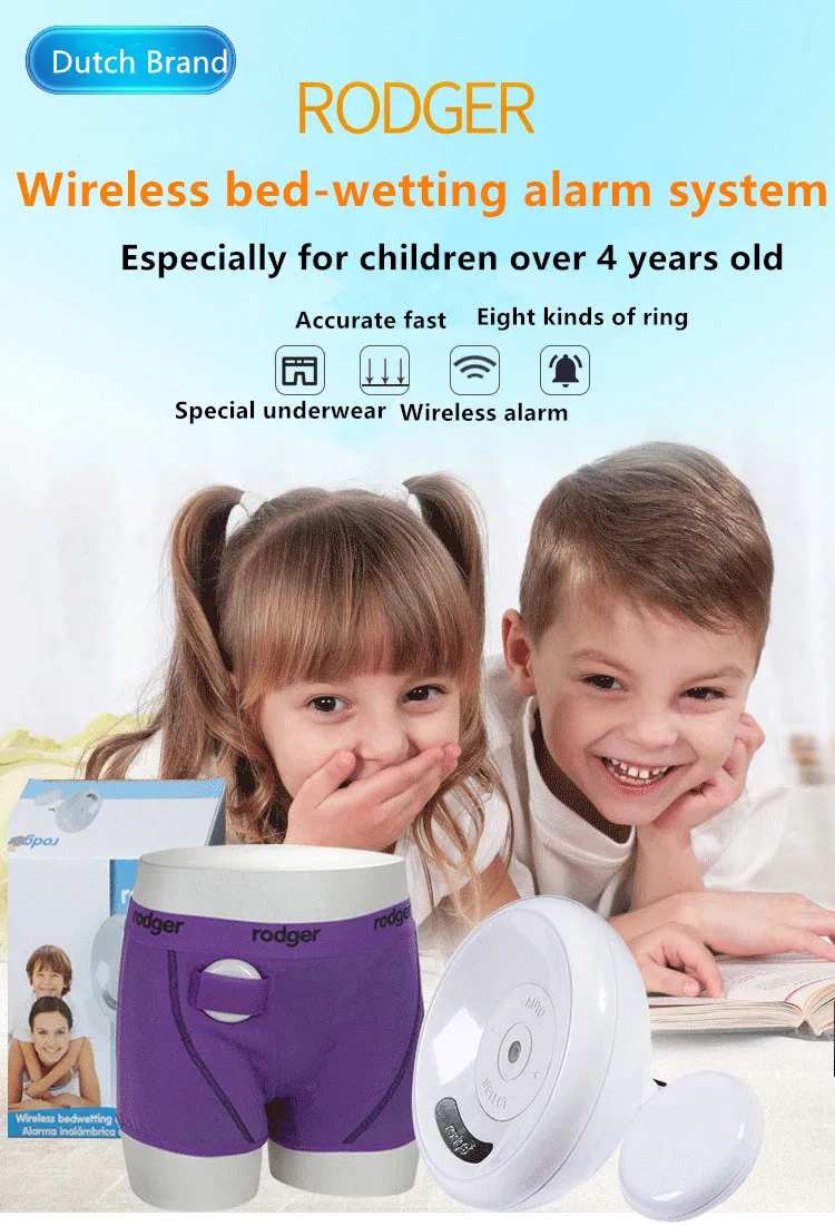 Dutch Quality Rodger Children's Antiwetting Bed Smart Alarm Remotely
