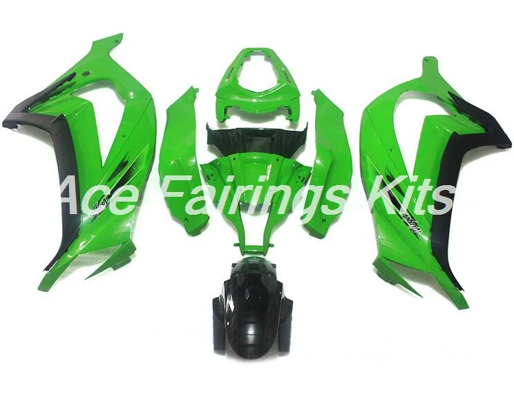 Лидер продаж впрыска ABS обтекатель комплект подходит для Kawasaki Ninja ZX-10R ZX10R 10r 2011- 11 12 13 14 15 Обтекатели хороший зеленый