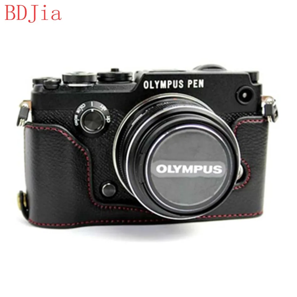 Корпус для половины камеры из натуральной воловьей кожи основа Olympus PEN F с