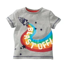 Новая стильная детская одежда,, Детская футболка с короткими рукавами из чистого хлопка, Детская футболка с короткими рукавами