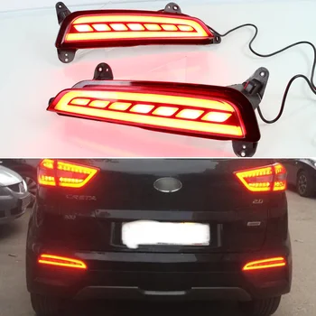 

Car LED Taillights Rear Fog Lamps For Hyundai Creta 2014 2015 2016 2017 2018 12V Tail Light Back Lamps Brake Light Reflector