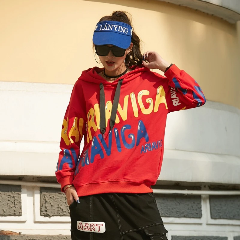 Max LuLu, модная Корейская женская одежда в стиле панк, женские толстовки с капюшоном, повседневные толстовки размера плюс, Весенняя уличная одежда