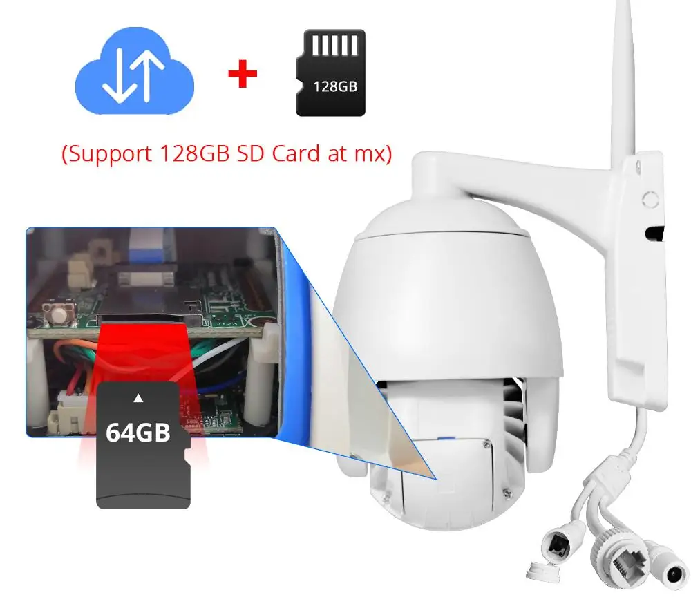 Hiseeu Dome IP Camera with SD Slot