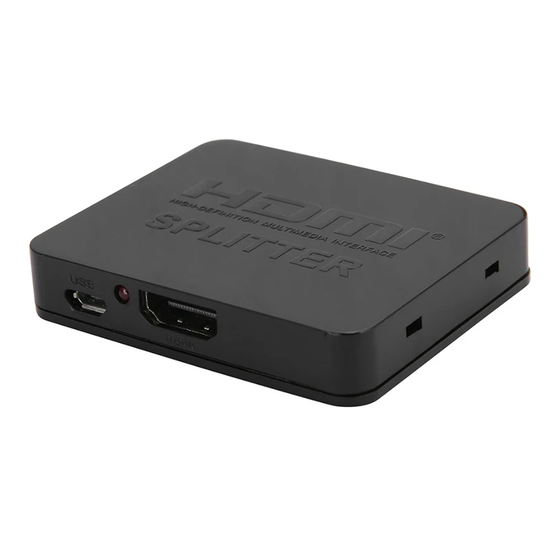 HDMI сплиттер 1In 2Out 1080p 4K 1x2 HDCP HDMI сплиттер видео коммутатор 3D сплиттер усилитель сигнала питания HDMI видео сплиттер